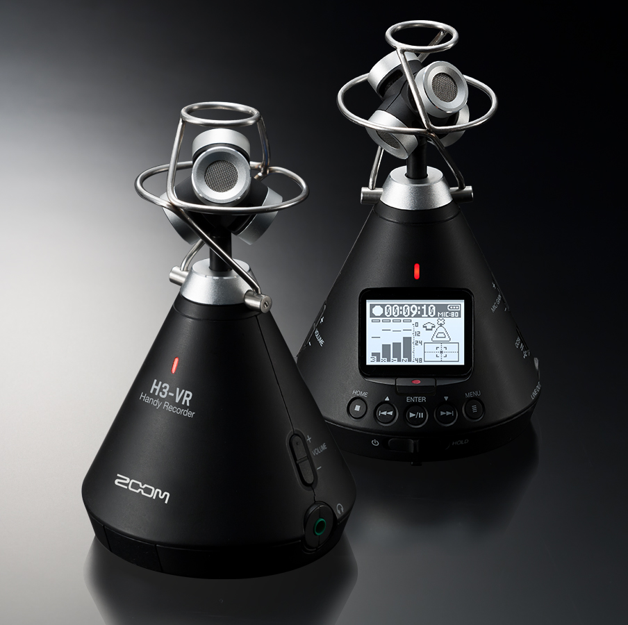 ZOOMから360度全方位の音を録音することができるVRマイク「H3-VR