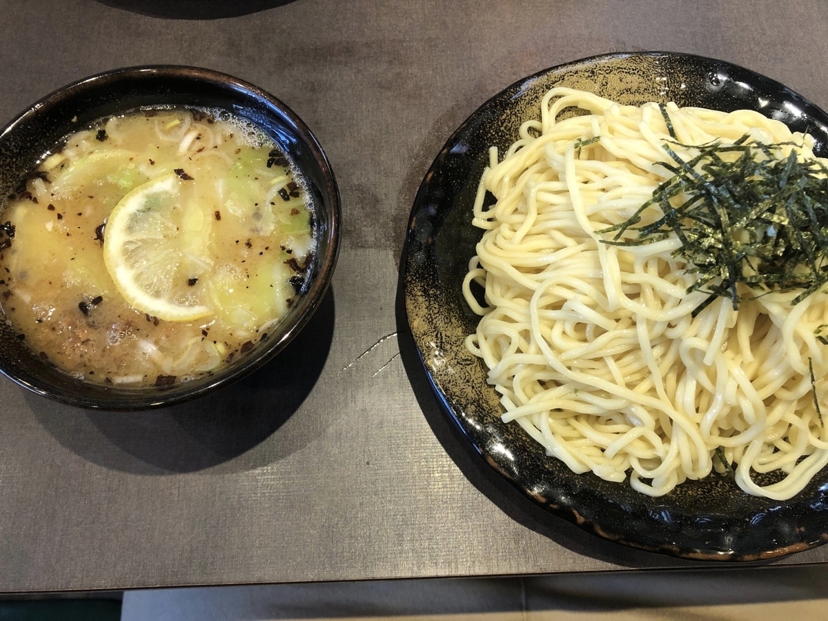 麺人佐藤つけ麺大盛塩