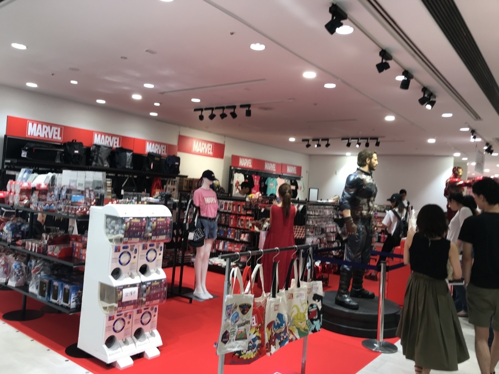 マーベルポップアップストアに行ってきた アメコミグッズ情報まとめ