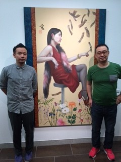 若き才能の画家の田中武さんの個展 - 植竹公和の日記