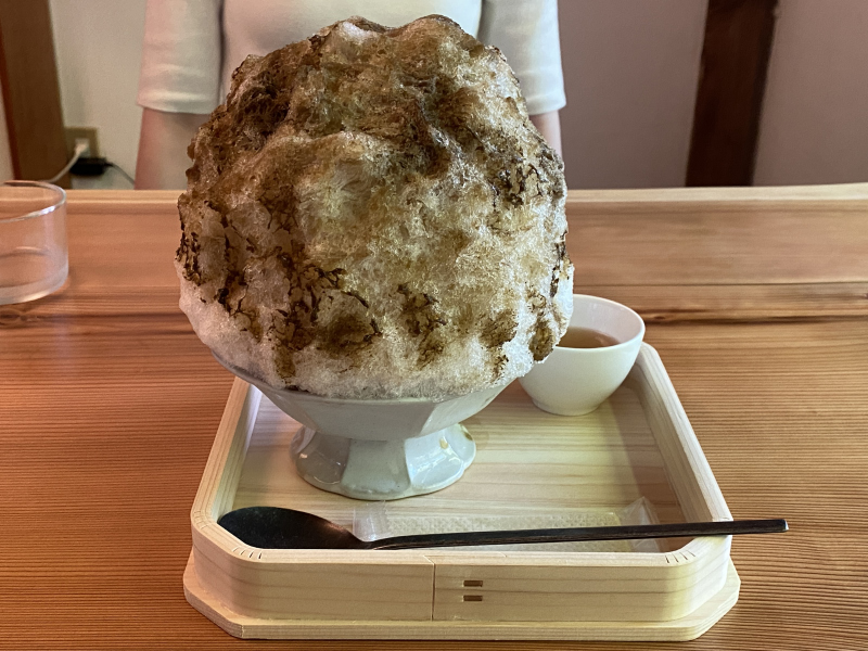 八宝堂 ほうじ茶かき氷