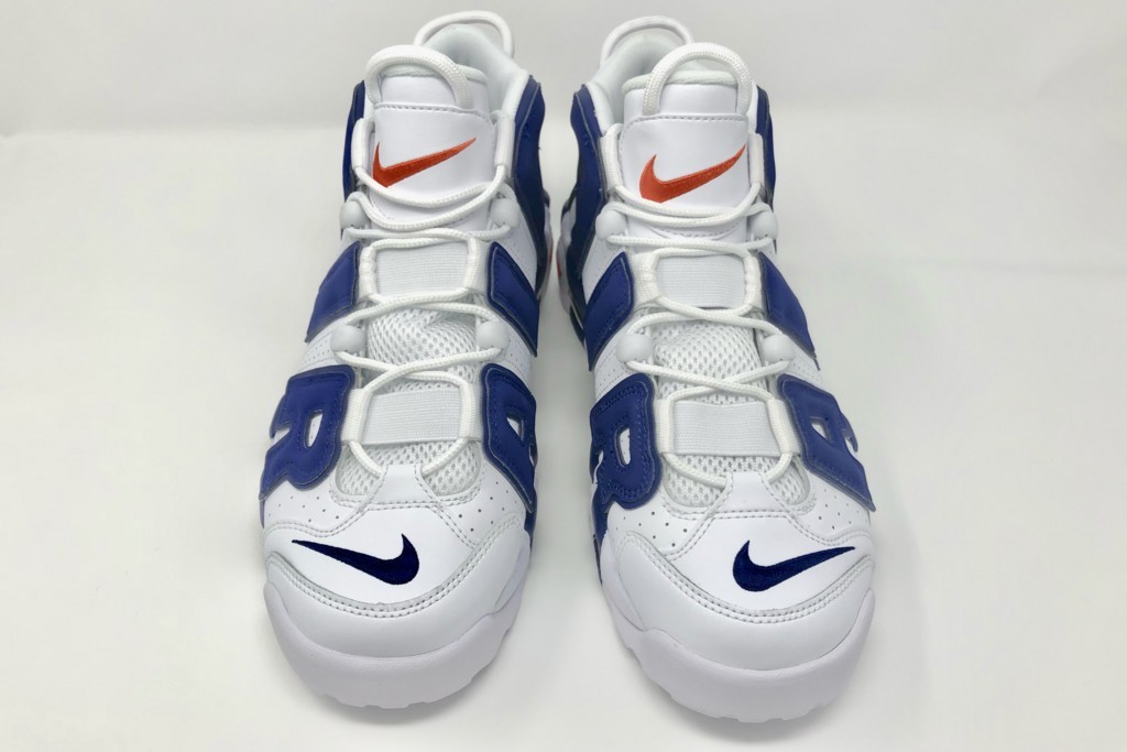モアテンニックス】NIKE AIR MORE UPTEMPO 96 white/deep royal blue