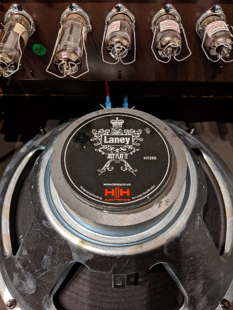 Laney フルチューブアンプ CUB12R スピーカーをEMINENCEに交換済み