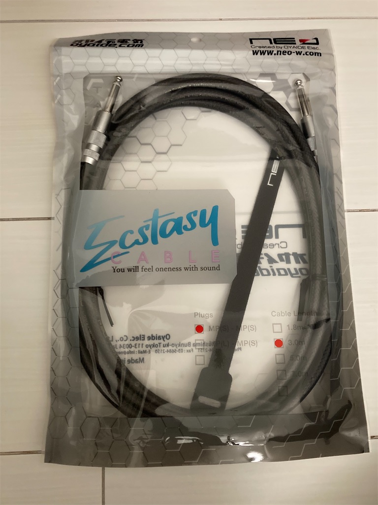 OYAIDE ( オヤイデ ) Ecstasy Cable SS/3.0m 2本（OYAIDE neo