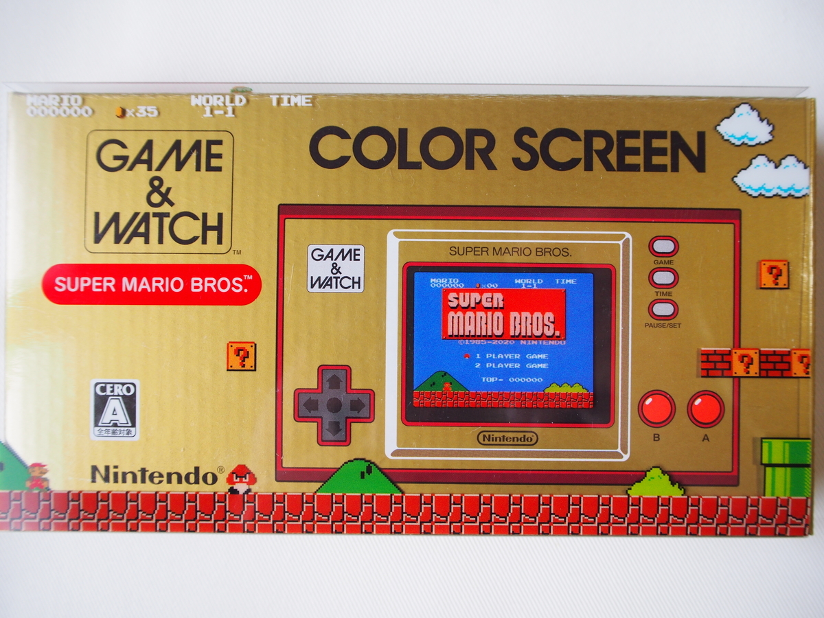 特別編①】 GAME&WATCH ワイドスクリーン・カラースクリーン外箱