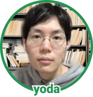 yoda の顔写真