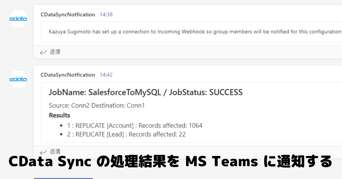 CData Sync MS Teams CData Software Blog