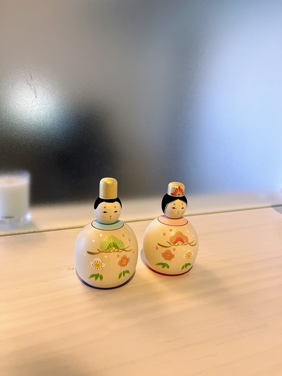我が家のお雛様は桜井こけしのひいな