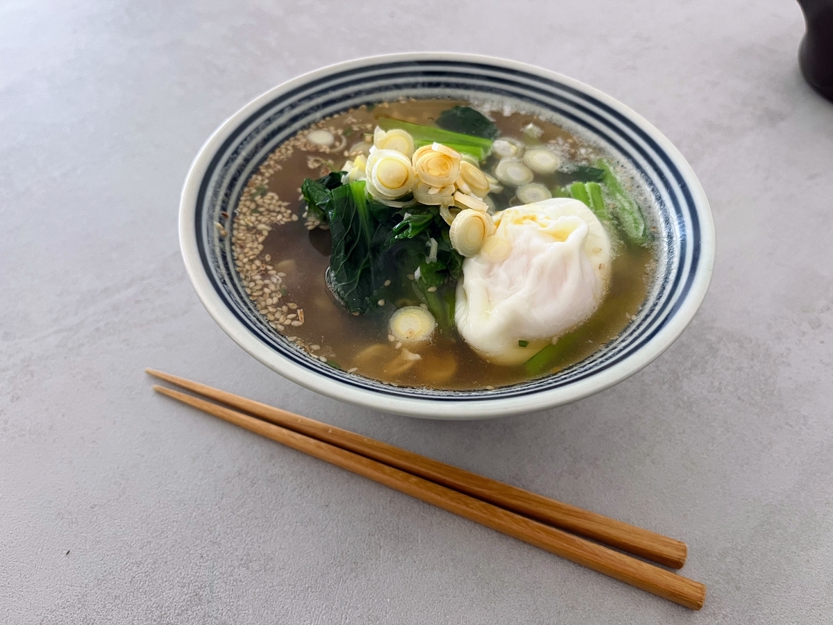 出前一丁のアレンジなしラーメン