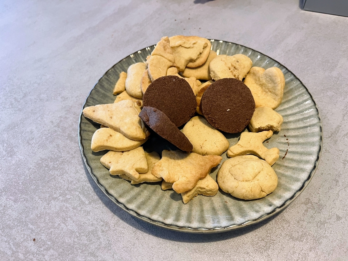 クッキーづくりにはまっています