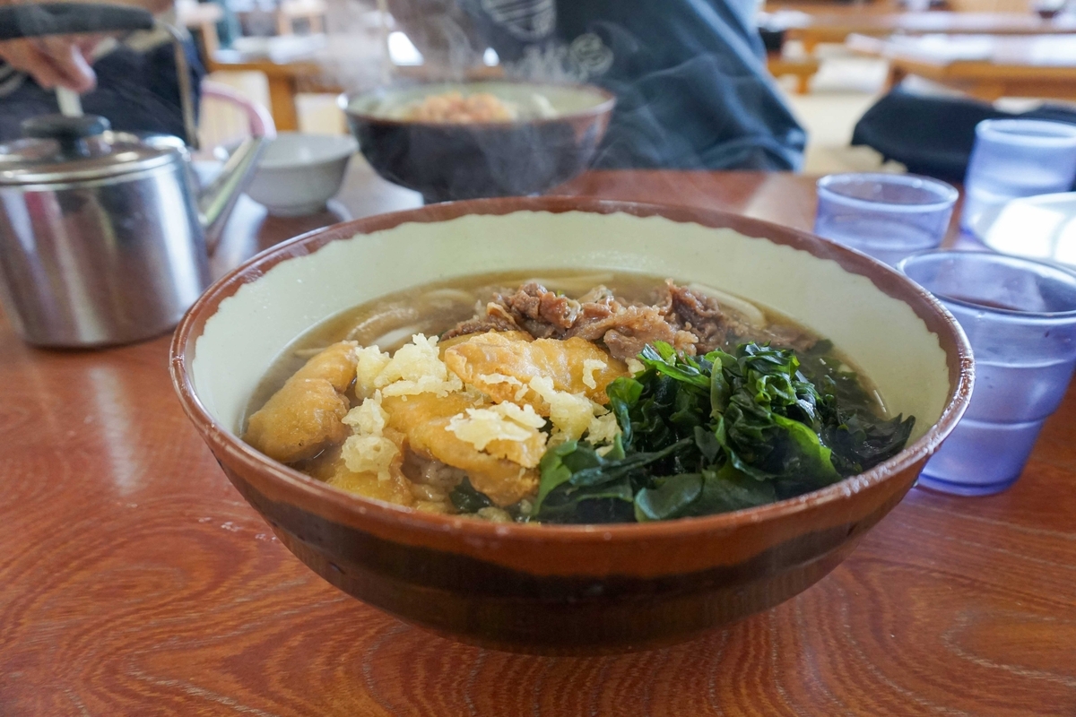 福岡名物、まきのうどん