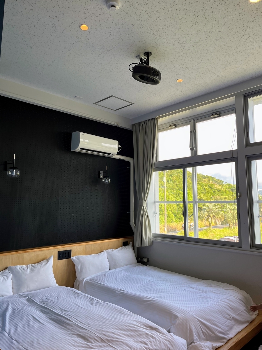 ユクサおおすみ海の学校、視聴覚室のベッド