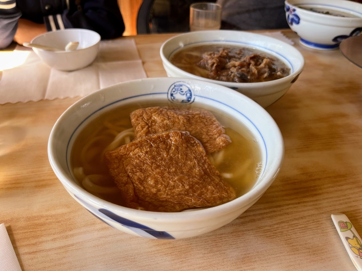 英ちゃんうどんのきつねうどん