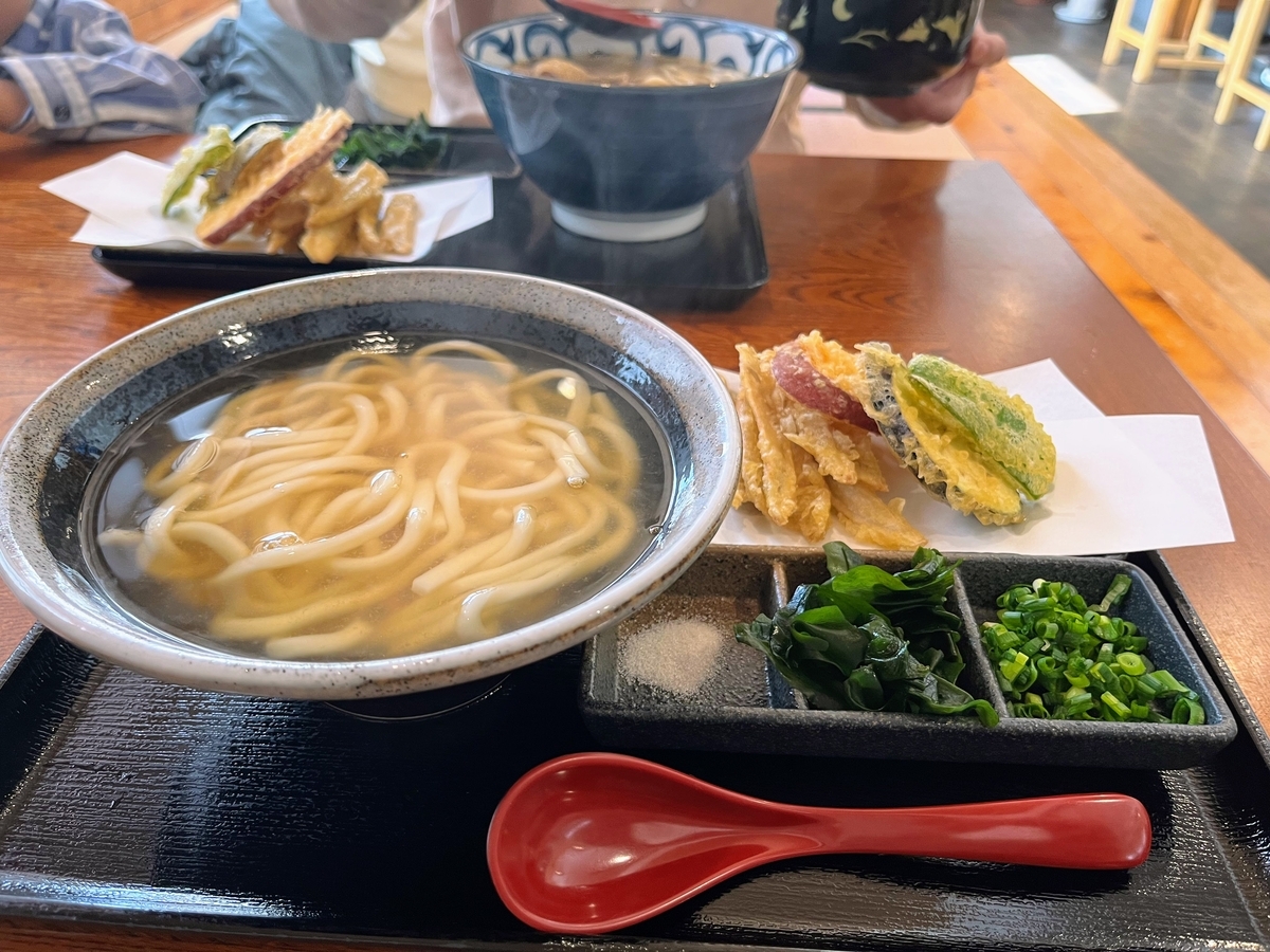 天ぷらうどんセット