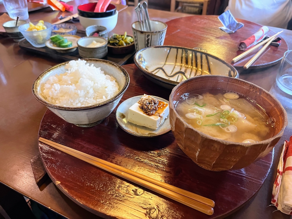 とくまる食堂のランチ