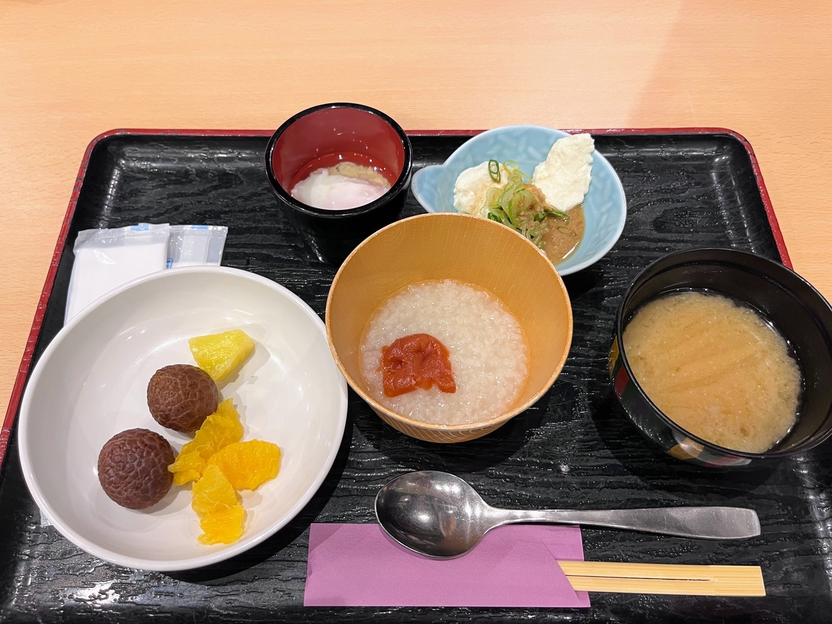 私の朝ごはん。