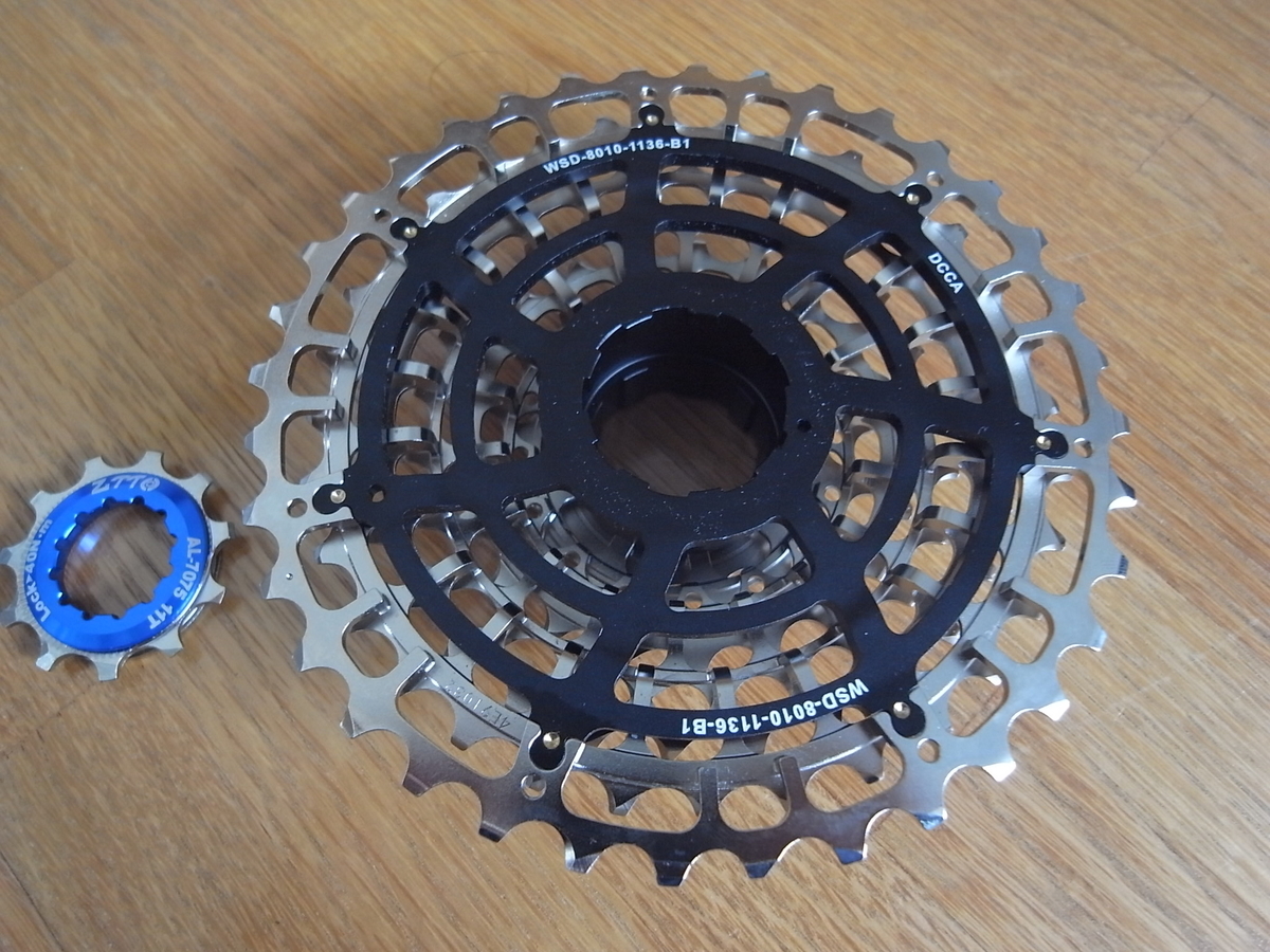 SRAM FORCE 11速 カセットスプロケット 11-36T 中華カセットスプロケット11－36T到着 XTRよりも軽い！ 神かゴミか
