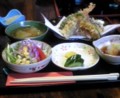 お昼は天ぷら