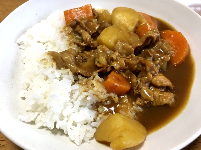 圧力鍋でカレーライスと肉じゃが 二人暮らしの毎日ごはん