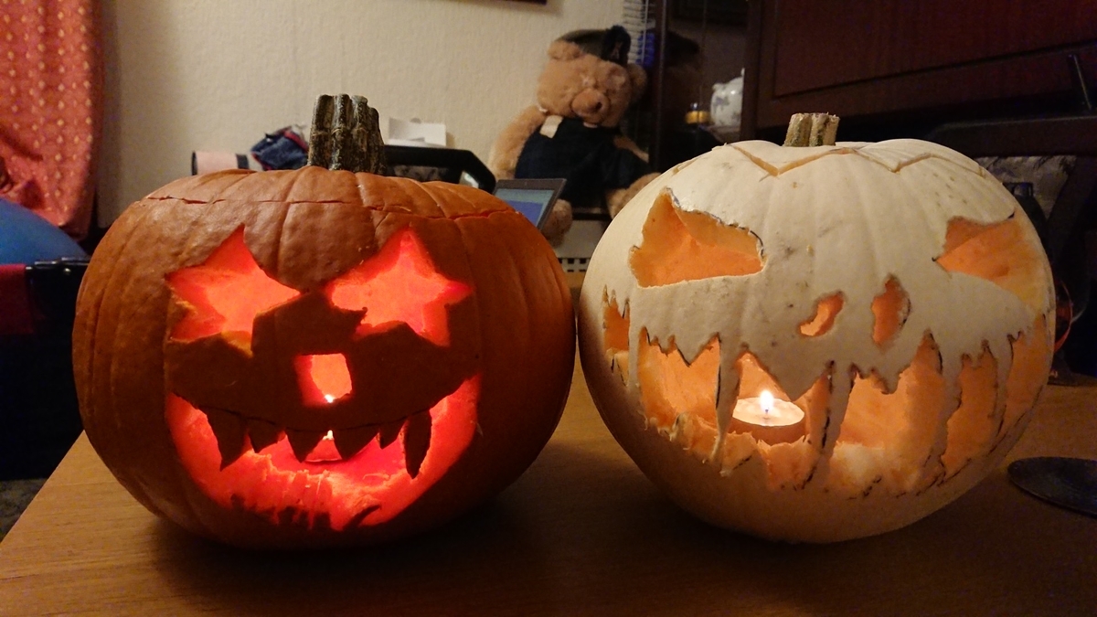 ハローウィンのお化けカボチャ - 徒然日記＠スコットランドの田舎住まい