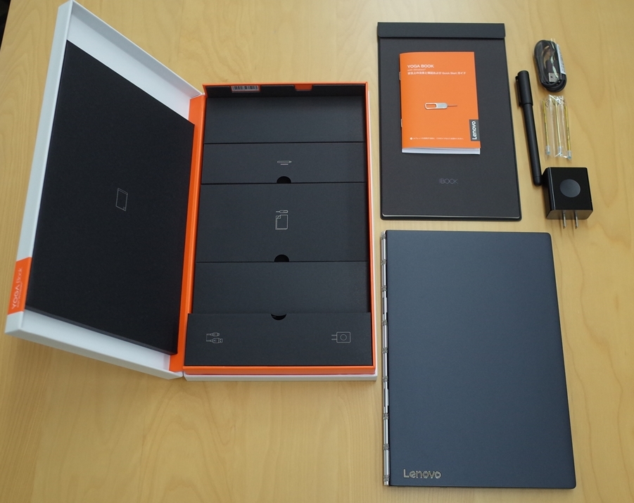 Lenovo Yogabookが到着したので開封レビュー - Clear and present 