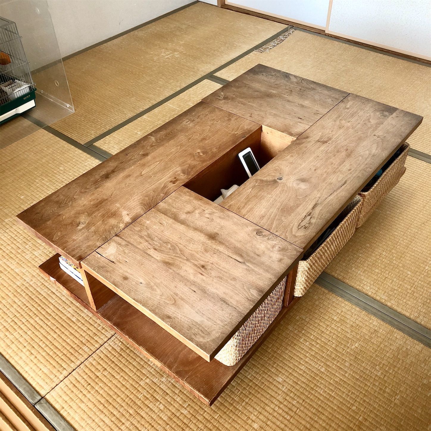 ローテーブルであり 収納家具でもある そこそこまあまあな暮らし