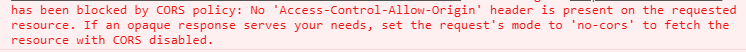 Access-Control-Allow-Origin がないよっていうエラー