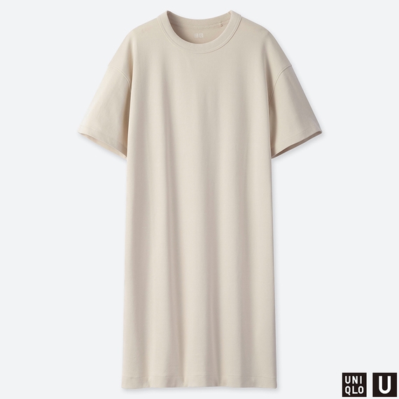 Uniqlo Uの「クルーネックTワンピース(半袖)」 Uniqlo Uの「クルーネックTワンピース(半袖)」