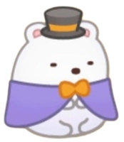 e018しろくまドラキュラ風