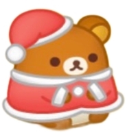 e025リラックマサンタ風