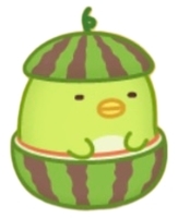 e049ぺんぎん？すいか割り風