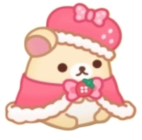 e075コリラックマいちご帽子風