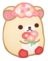 e086コリラックマピクニック帽風