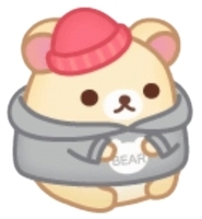 e122コリラックマ冬のおでかけ風