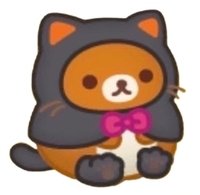 e161リラックマ 黒猫風