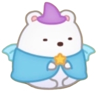 e164しろくま 青い月夜風