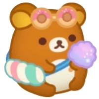 e214リラックマ おかしな遊園地風