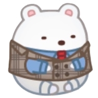 e224しろくま 大谷羽鳥風