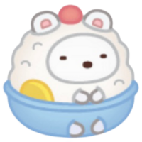 e239しろくま ごはん風