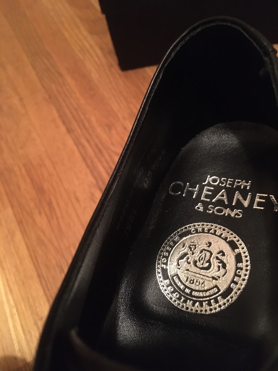 Cheaney】英国高級靴チーニーの外羽根プレーントゥ「Alderton