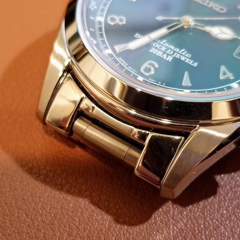 腕時計喫茶-Wristwatch-Tearoom- | Alpinist（SARB017）に弓カン付きの汎用ブレスを合わせよう！