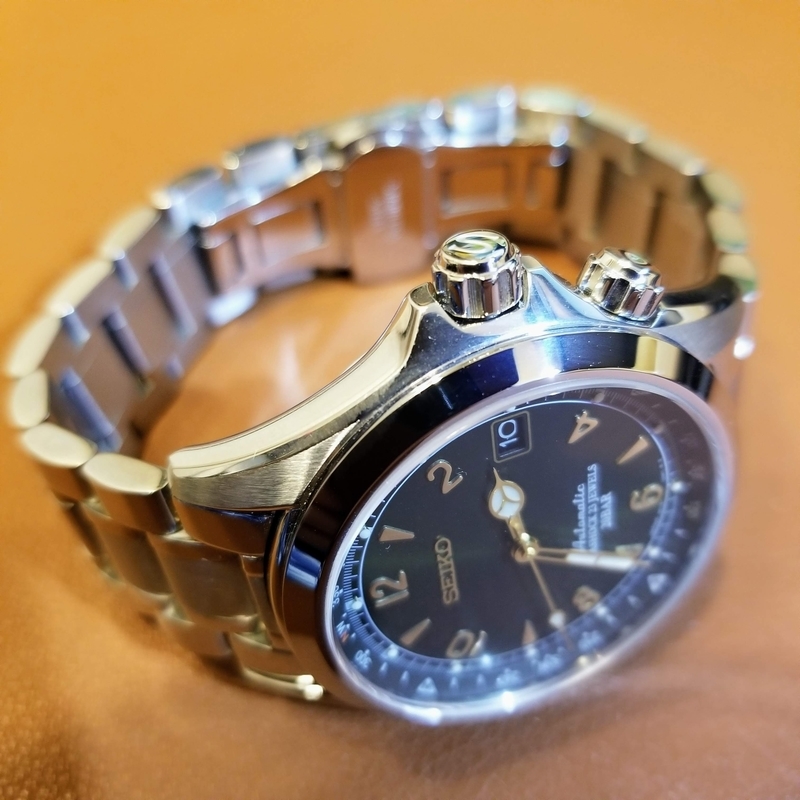 腕時計喫茶-Wristwatch-Tearoom- | Alpinist（SARB017）に弓カン付きの汎用ブレスを合わせよう！