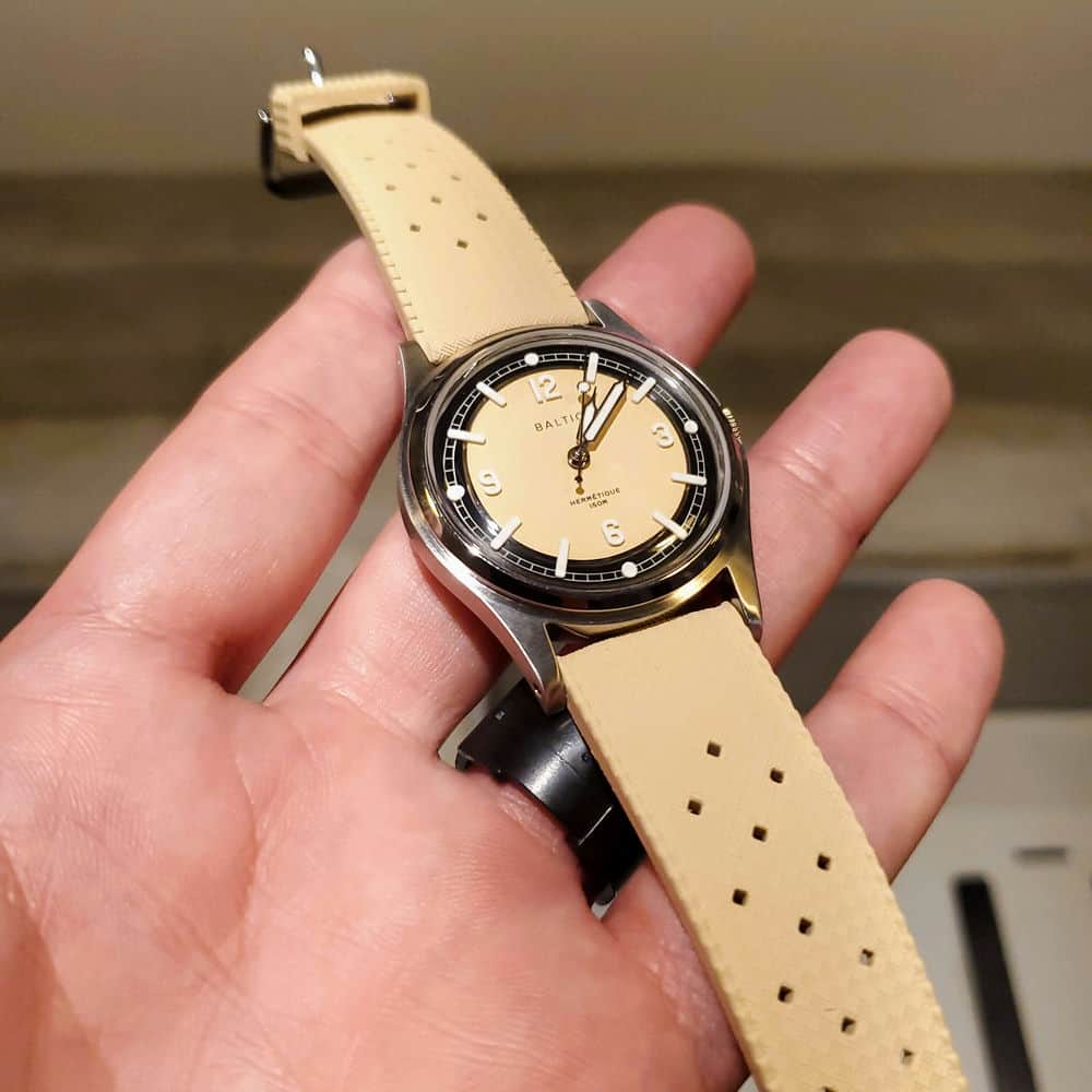 腕時計喫茶-Wristwatch-Tearoom- | 絶対に欲しい新作！！ バルチックの『HERMÉTIQUE TOURER（エルメティック ツアラー）』の現物を拝見しました