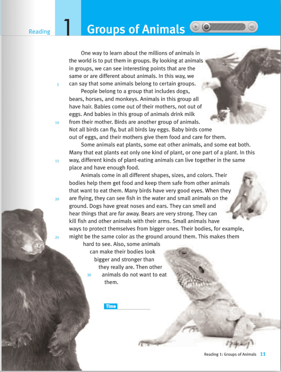 Reading for fluency