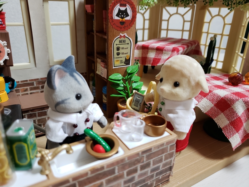 シルバニア 木もれ日のお部屋 最終回 レストラン編 砂くじら亭の日常 シルバニア 木もれ日のお部屋 最終回 レストラン編 砂くじら亭の日常