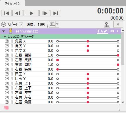 アニメーション指示