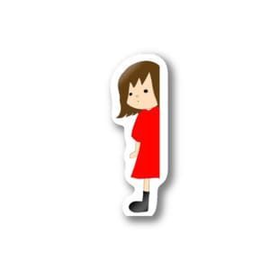【SUZURI】のぞき見すんこ　ステッカー