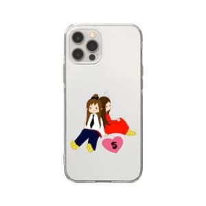 【SUZURI】すんこフレンド　ソフトクリアスマホケース【iPhone】