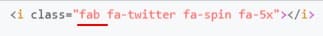 Font Awesomeのコード例１