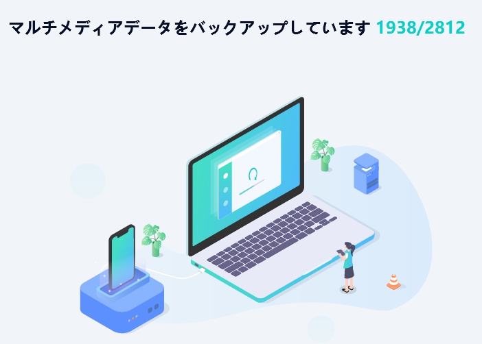 メディアのバックアップ